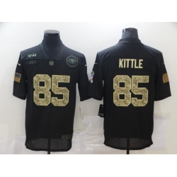 Nike San Francisco 49ers 85 George Kittle Black Camo 2020 Salute To Service Limited Jersey Nike San Francisco 49ers 85 George Kittle Black Camo 2020 Salute To Service Limited Jersey