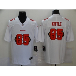 Nike San Francisco 49ers 85 George Kittle White Shadow Logo Limited Jersey Nike San Francisco 49ers 85 George Kittle White Shadow Logo Limited Jersey