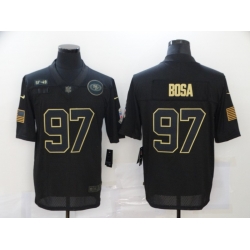 Nike San Francisco 49ers 97 Nick Bosa Black 2020 Salute To Service Limited Jersey Nike San Francisco 49ers 97 Nick Bosa Black 2020 Salute To Service Limited Jersey