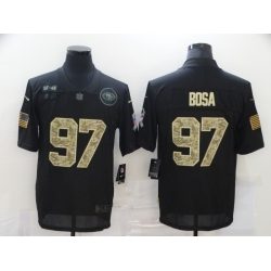 Nike San Francisco 49ers 97 Nick Bosa Black Camo 2020 Salute To Service Limited Jersey Nike San Francisco 49ers 97 Nick Bosa Black Camo 2020 Salute To Service Limited Jersey