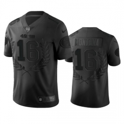 San Francisco 49ers 16 Joe Montana Men Nike Black NFL MVP Limited Edition Jersey San Francisco 49ers 16 Joe Montana Men Nike Black NFL MVP Limited Edition Jersey