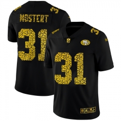 San Francisco 49ers 31 Raheem Mostert Men Nike Leopard Print Fashion Vapor Limited NFL Jersey Black San Francisco 49ers 31 Raheem Mostert Men Nike Leopard Print Fashion Vapor Limited NFL Jersey Black