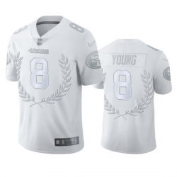 San Francisco 49ers 8 Steve Young Men 27 Nike Platinum NFL MVP Limited Edition Jersey San Francisco 49ers 8 Steve Young Men 27 Nike Platinum NFL MVP Limited Edition Jersey