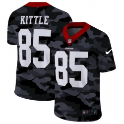 San Francisco 49ers 85 George Kittle Men Nike 2020 Black CAMO Vapor Untouchable Limited Stitched NFL Jersey San Francisco 49ers 85 George Kittle Men Nike 2020 Black CAMO Vapor Untouchable Limited Stitched NFL Jersey