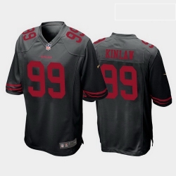 men javon kinlaw san francisco 49ers black game jersey  men javon kinlaw san francisco 49ers black game jersey