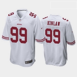 men javon kinlaw san francisco 49ers white game jersey  men javon kinlaw san francisco 49ers white game jersey