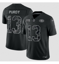 Youth San Francisco 49ers 13 Brock Purdy Black 2026 Salute to Service Limited Stitched Football Jersey Youth San Francisco 49ers 13 Brock Purdy Black 2026 Salute to Service Limited Stitched Football Jersey