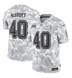 Men Tampa Bay Buccaneers 40 Mike Alstott 2024 Arctic Camo Salute To Service Limited Stitched Football Jersey