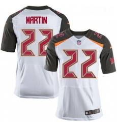 Mens Nike Tampa Bay Buccaneers 22 Doug Martin Elite White NFL Jersey