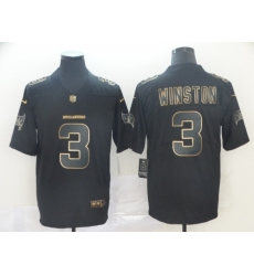 Nike Buccaneers 3 Jameis Winston Black Gold Vapor Untouchable Limited Jersey