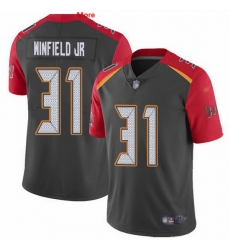 Nike Buccaneers 31 Antoine Winfield Jr  Gray Men Stitched NFL Limited Inverted Legend Jersey