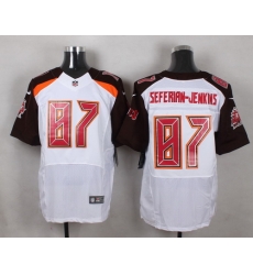 Nike Tampa Bay Buccaneers #87 Austin Seferian Jenkins White Mens Stitched NFL New Elite Jersey