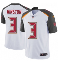 Youth Nike Tampa Bay Buccaneers 3 Jameis Winston Elite White NFL Jersey