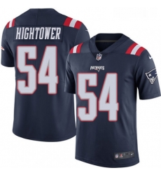 Mens Nike New England Patriots 54 Donta Hightower Limited Navy Blue Rush Vapor Untouchable NFL Jersey