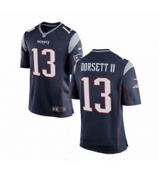 New England Patriots 13 Phillip Dorsett II Blue Vapor Limited Jersey