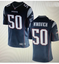 Patriots 50 Chase Winovich Navy Vapor limited Jersey