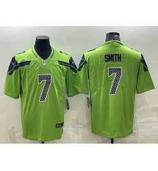 Men Seattle Seahawks 7 Geno Smith Green Vapor Untouchable Limited Stitched Jersey