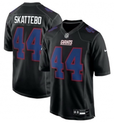 Men New York Giants 44 Cam Skattebo Black Fashion Stitched Game Jersey Men New York Giants 44 Cam Skattebo Black Fashion Stitched Game Jersey