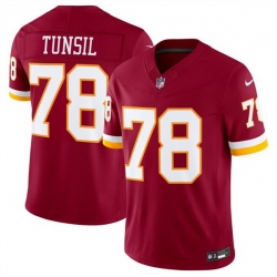 Men Washington Commanders  78 Laremy Tunsil Burgundy 2026 F U S E  Vapor Limited Stitched Football Jersey