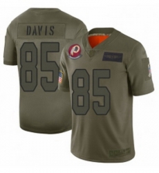 Men Washington Redskins 85 Vernon Davis Limited Camo 2019 Salute to Service Football Jersey