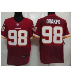 Nike Washington RedSkins 98 Brian Orakpo Red Elite NFL Jersey