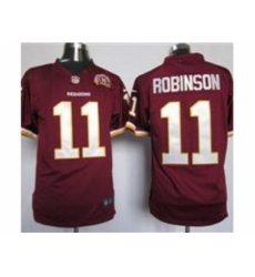 Nike Washington Redskins 11 Aldrick Robinson Red Game 80TH Patch NFL Jersey