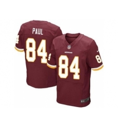 Nike Washington Redskins 84 Niles Paul Red Elite NFL Jersey