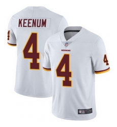 Redskins 4 Case Keenum White Vapor Untouchable Limited Jersey