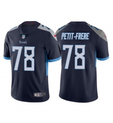 Men Tennessee Titans 78 Nicholas Petit Frere Navy Vapor Untouchable Stitched jersey