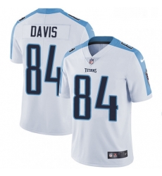 Mens Nike Tennessee Titans 84 Corey Davis White Vapor Untouchable Limited Player NFL Jersey