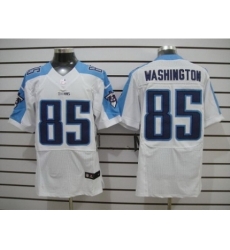 Nike Tennessee Titans 85 Nate Washington White Elite NFL Jersey