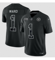 Youth Tennessee Titans  1 Cameron Ward Black 2026 Salute to Service Limited Stitched Football Jersey