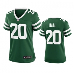 Women New York Jets 20 Breece Hall Green 2024 Stitched Football Jersey