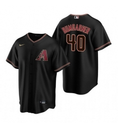 Men Arizona Diamondbacks 40 Madison Bumgarner Black Cool Base Stitched Baseball Jersey