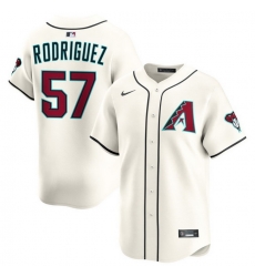 Men Arizona Diamondbacks Nike Home Limited Jersey Cream Rodriguez Eduardo 57
