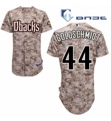 Mens Majestic Arizona Diamondbacks 44 Paul Goldschmidt Replica Camo Cool Base MLB Jersey