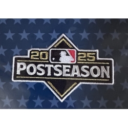 Men Atlanta Braves MLB 2025 Postseason Patch Biaog