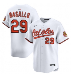 Men Baltimore Orioles Nike Home Limited Jersey White Basallo Samuel 29