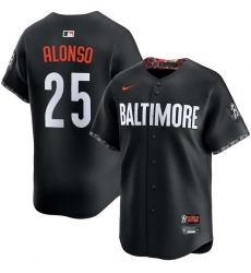 Men Pete Alonso #25 Baltimore Orioles City Connect Limited Stitched Jersey