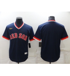 Men Boston Red Sox Blank Blue Throwback Nike Game 2022 MLB Jersey