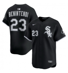 Men Chicago White Sox Nike Black Alternate Limited Jersey Benintendi Andrew 23