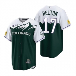 Men Nike Nike Colorado Rockies #17 Todd Helton City Connect Stitched Baseball Jersey