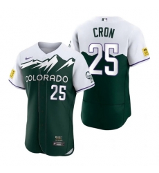 Men Nike Nike Colorado Rockies #25 C.J. Cron City Connect Stitched Flex Base Baseball Jersey