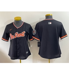 Youth Detroit Tigers Blank Black 2026 Alternate Vapor Premier Limited Stitched Baseball Jersey