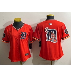Youth Detroit Tigers Team Big Logo Orange 2026 Alternate Vapor Premier Limited Stitched Baseball Jersey Youth Detroit Tigers Team Big Logo Orange 2026 Alternate Vapor Premier Limited Stitched Baseball Jersey