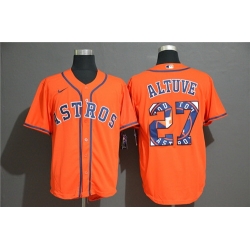 Astros 27 Jose Altuve Orange 2020 Nike Cool Base Fashion Jersey Astros 27 Jose Altuve Orange 2020 Nike Cool Base Fashion Jersey