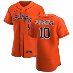 Men Houston Astros 10 Yuli Gurriel Men Nike Orange Alternate 2020 Flex Base Team MLB Jersey Men Houston Astros 10 Yuli Gurriel Men Nike Orange Alternate 2020 Flex Base Team MLB Jersey