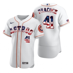 Men Houston Astros 41 Brad Peacock Men Nike White Fluttering USA Flag Limited Edition Flex Base MLB Jersey Men Houston Astros 41 Brad Peacock Men Nike White Fluttering USA Flag Limited Edition Flex Base MLB Jersey