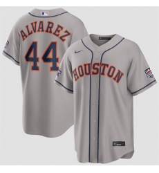 Men Houston Astros  44 Yordan Alvarez Gray 2026 All Star Game   USA 250 Patch Stitched Baseball Jersey