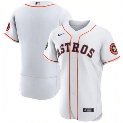 Men Houston Astros Blank White 2022 World Series Flex Base Stitched Baseball Jersey Men Houston Astros Blank White 2022 World Series Flex Base Stitched Baseball Jersey